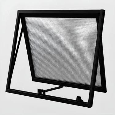 Imagem de Janela Vitro Maxim ar 0,60x0,60 Alumínio Preto - Jr esquadrias preço j