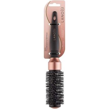 Imagem de Escova Modeladora Térmica Bronzer 33 cm Bronze Lanossi Beauty & Care p