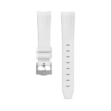 Imagem de Pulseira De Silicone Curvada De 20mm Para Omega X Swatch MoonSwatch Pl