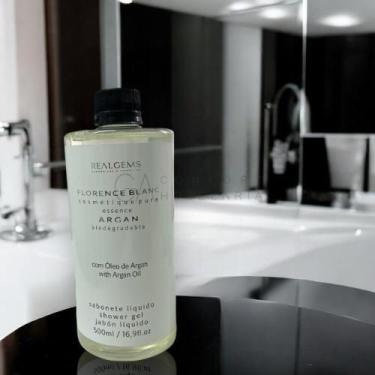 Imagem de Refil Sabonete Líquido Luxo 500ml Florence Blanc Argan C/ Tampa Lacre 