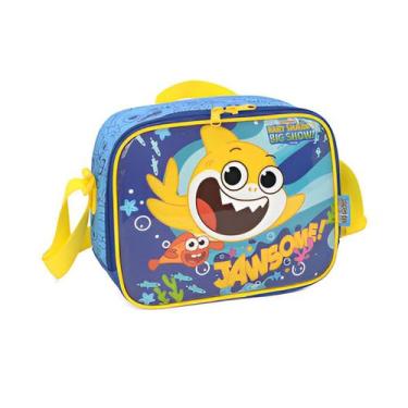 Imagem de Lancheira térmica escolar baby shark - Luxcel, Amarelo