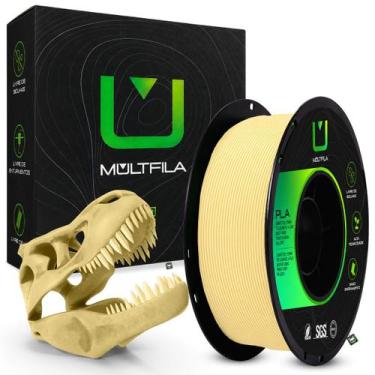 Imagem de Filamento Impressora 3D PLA Matte Fosco 1,75mm 1kg Multfila - Multifil