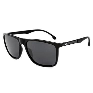 Imagem de Óculos de Sol com Lente Polarizada Masculino 20/20 Óculos Quadrado Armação Leve com proteção Uv400 (C4)