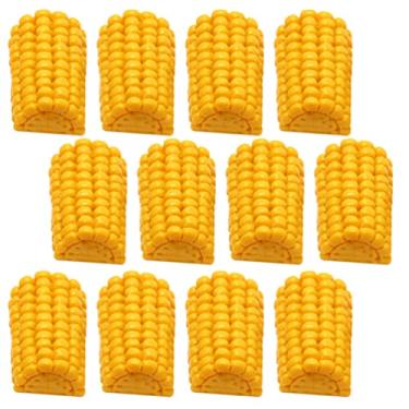 Imagem de 20 Unidades Espiga De Milho Simulada Suprimentos De Bricolage Milho Falso Realista Contas a Granel Legumes Em Miniatura Artificiais Para Miúdo Filho Resina Fruta Doce