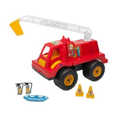 Imagem de Mini Caminhão Infantil Tandy Bombeiro - Brinquedos Cardoso