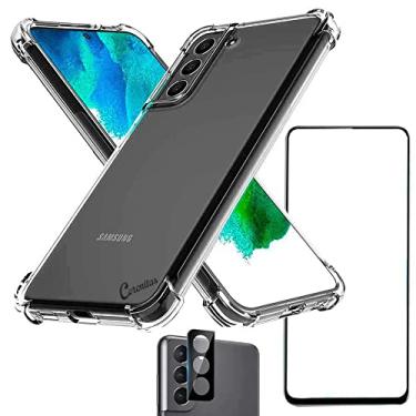 Imagem de Kit Capa + Película 5D Cerâmica + Película Câmera Compatível com Samsung Galaxy S21 Fe
