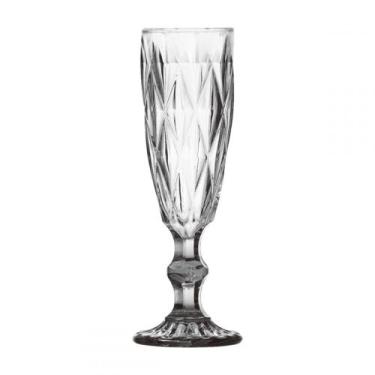 Imagem de Conjunto Taças De Champagne De Vidro Transparente  6 Pcs 5,8cm X - Btc