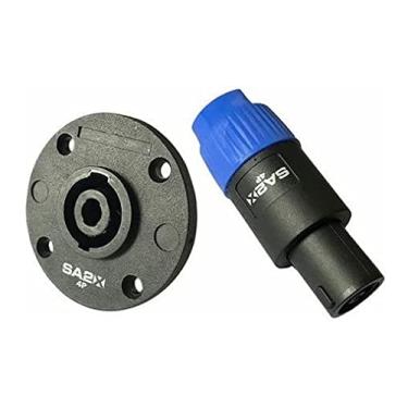 Imagem de Conector Speakon 4 Polos Santo Angelo Fêmea E Macho