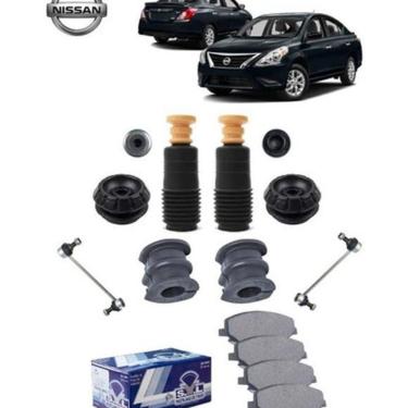 Imagem de Kit Batente Pastilha Bucha Da Barra Nissan Versa 11 12 13 19