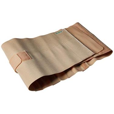 Imagem de Dilepé Cinta Elástica com Barbatanas em Duralumínio para estabilização da coluna dorso-lombar (artroses, traumatismos, escolioses dolorosas, fratura osteoporótica e outras afecções), Bege, Tamanho M