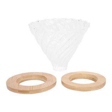 Imagem de Copo de filtro de café, filtro de café despeje sobre gotejador de café fluxo de água estável para cafeteira