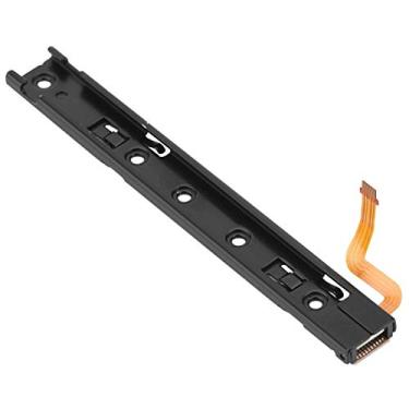 Imagem de Peças de reposição L/R Slider, peças sobressalentes esquerda e direita com reparo de cabo flexível para console de interruptor, controle deslizante de metal para interruptor (alça R)
