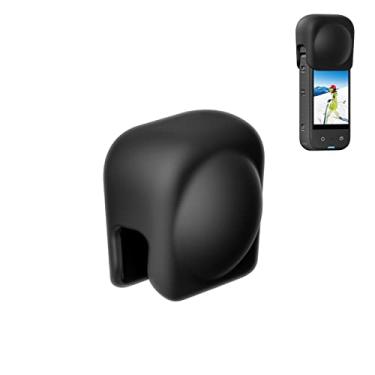 Imagem de PULUZ Capa protetora de silicone para lente protetora Insta360 X3 para acessórios de câmera de ação panorâmica Insta360 X3 (capa para lente)