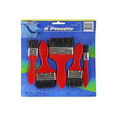 Imagem de Western P-05 Pincel Pintura, Vermelho, 5 unidades