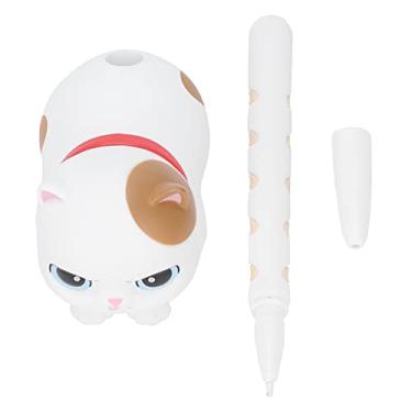 Imagem de Caneta de gel para esboçar, escrever caneta de gel fácil de transportar para escrever para amigos(Caixa de presente gato branco)