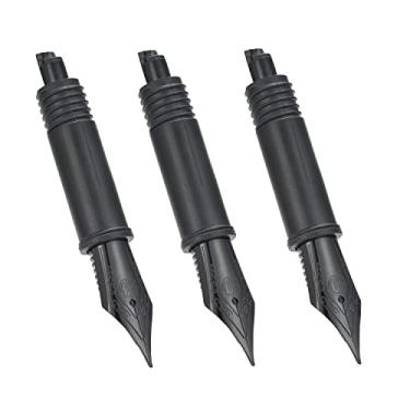 Imagem de Conjunto de 3 canetas-tinteiro Hongdian pretas médias para Black Forest 1850, 1851, 1861, M2, M1, 1843, 6013, 517D, 517S, 525, 1843 e 920