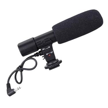Imagem de Microfone de câmera condensador direcional super cardioide elétrico microfone para câmera DSLR filmadora telefone
