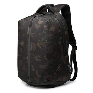 Imagem de Mochila de ombro Mochila USB Bolsa de ombro masculino Bolsa impermeável anti-roubo Mochila com bloqueio de senha, design de espaço de grande capacidade