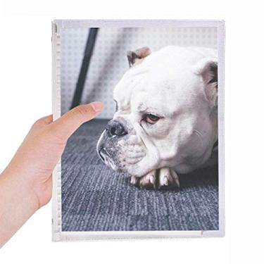 Imagem de Caderno de imagem cinza para cães animais de estimação com folhas soltas e diário recarregável