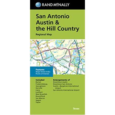 Imagem de Rand McNally Folded Map: San Antonio Austin & the Hill Country Regional Map
