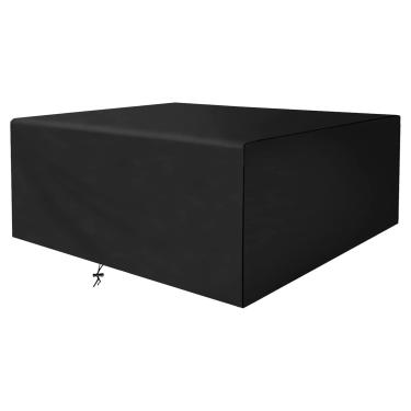 Imagem de Conjunto De Móveis De Pátio Sluffs, Capa Protetora Contra Poeira Para Móveis Ao Ar Livre, Sofá De Mesa De Jardim, Protetor à Prova D'água 210D 150x150x75cm