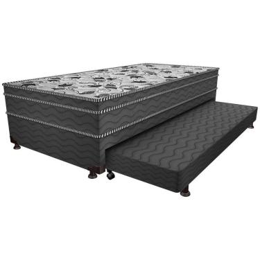 Imagem de Colchão Conjugado Probel ProDormir Gray c/Aux Solteiro 88