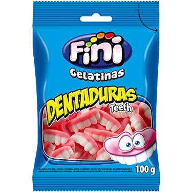 Imagem de Bala Fini Gelatina Dentadura 100g