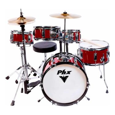 Imagem de Bateria infantil profissional phx 16 vinho DS-516C rd