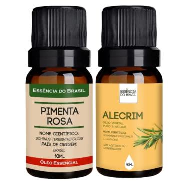 Imagem de Kit Óleo Essencial Pimenta Rosa + Óleo Vegetal Alecrim 10ml