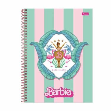 Imagem de Caderno Barbie 80 Folhas 1 Matéria Feminino Escolar Feminino - Foroni