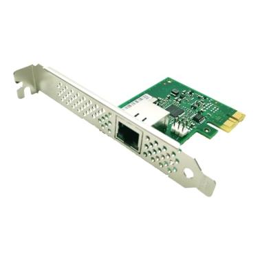 Imagem de Placa adaptador de rede (NIC) de servidor Ethernet de desktop Gigabit de 1,25 G | Porta de cobre RJ45 única | 10/100/1000/1250Mbps | PCI Express 2.1 x1| Compatível com controlador Intel I210 |