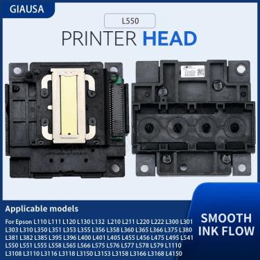 Imagem de Cabeça de impressão para impressora epson  l301  l300  l375  l4150  l4250  l3110  l5190  l355  l455