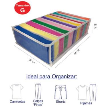 Imagem de Colmeia Organizadora De Camisetas - Comprei Organizei!