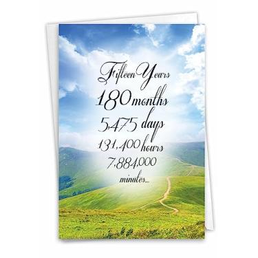 Imagem de NobleWorks, Contagem de tempo de 15 anos - Cartão de recuperação com envelope - C9436AAG