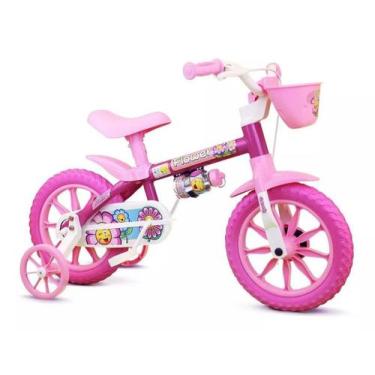 Imagem de Bicicleta Infantil Aro 12 Flower 11 Rosa - Nathor