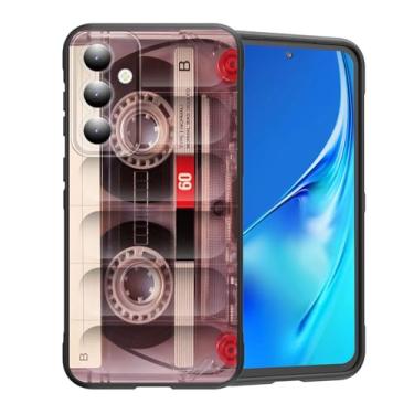 Imagem de CICPLKSE Capa para Galaxy A55 5G, silicone premium com forro de microfibra macio e antirriscos] Capa protetora à prova de choque para Samsung Galaxy A55 5G 6,6 polegadas 2024, fita cassete