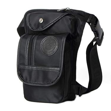 Imagem de Hebetag Bolsa de perna de nylon para motocicleta, masculina, feminina, transversal, ombro, cintura, pochete para equitação, ciclismo, viagens, atividades ao ar livre, caça, caminhadas, tática #05