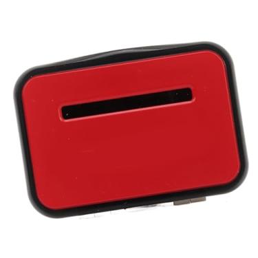 Imagem de Pedômetro 3D Solar Power para caminhada, simples, pedômetro, 3D, contador de passos, com clipe para homens e mulheres, passos de rastreamento, calorias (vermelho)