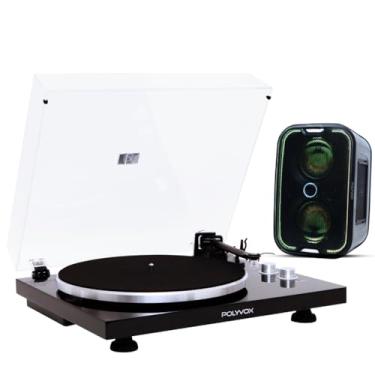 Imagem de Toca-Discos Belt Drive XTD-67 da Polyvox com Caixa Amplificada Bluetooth, Sistema de Alto-Falantes Sem Fio