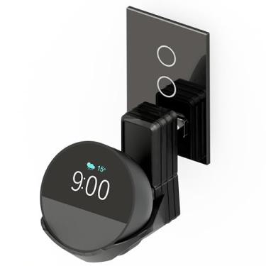 Imagem de Suporte Parede Compatível Com Alto falante inteligente esconde fios - Preto- Stephan