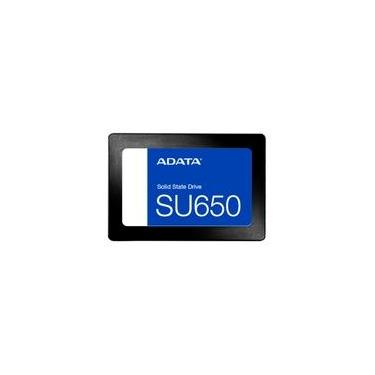 Imagem de SSD Adata SU650, 256GB, SATA III, 2.5", Leitura: 540MB/s, Gravação: 450MB/s, Preto - AS...