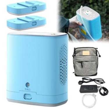 Imagem de PortáTil De MáQuina De Ox, Concentrador PortáTil, Mini Gerador, Equipamento DoméStico Ox,90% ± 3% Uso En Carro E Viagens,Com Bateria 2500mah