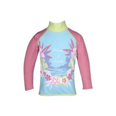 Imagem de Rash Guard TYR Princesa do Paraíso (TRPP2) - Água/Lavanda - 3T