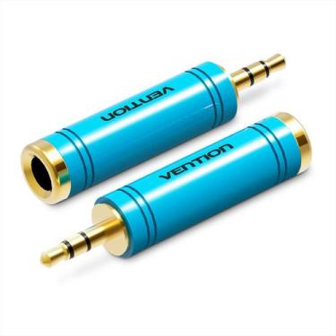 Imagem de Adaptador Plug P2 Macho Para P10 Femea Fone Estereo Vention