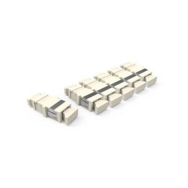 Imagem de Kit de Adaptadores Opticos Sohoplus 01F MM SC-PC Simplex - Bege (KIT 0