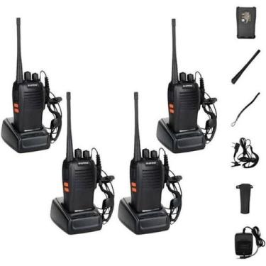 Imagem de Kit 4 Radio Walk Talk Comunicador 12Km 16 Ch Baofeng 777S - Virtual Di