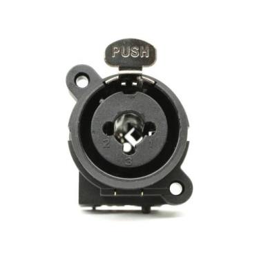 Imagem de Plug Conector Painel Medusa C/ 7 Polos Combo XLR Femea X P10 - Starcab