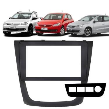 Imagem de Moldura Painel 9 Pol Gol Saveiro Voyage G5 2008-2012 MP5 DVD - Ecarfra