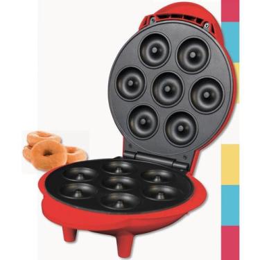Imagem de Mini Máquina De Fazer Donuts 110 volts fritadeira  Com 7 Furos - Donut