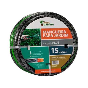 Imagem de Mangueira West Garden Trançada Plus com Esguicho - 15m
